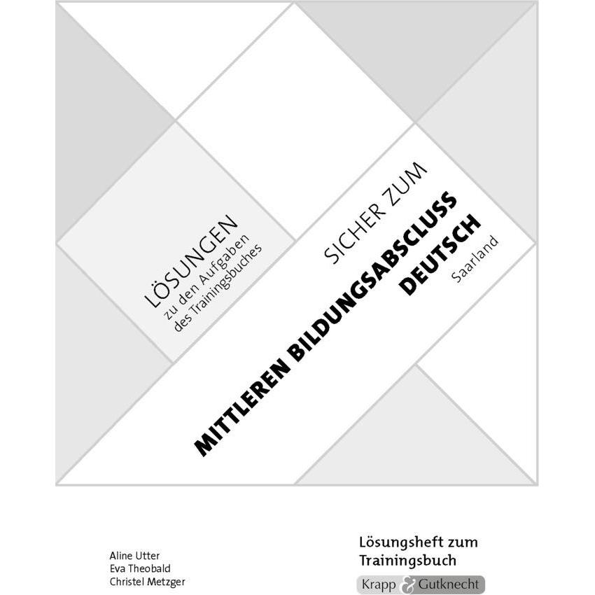 Utter:Sicher zum Mittleren Bildungsabsc, Schulbücher von Aline Utter
