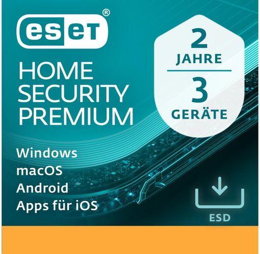 Produktbild ESET ESD HOME Security Premium 3 Users 2 Years (3 User, 24 Monate)