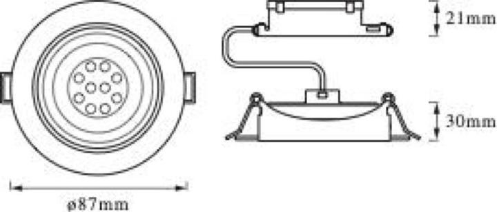 Produktbild Ledvance Led Spot Set Recess Simple (380 lm)