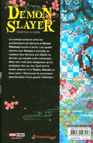 Actual product image Panini Demon slayer : Kimetsu no yaiba. Tome 23 (French, Gotouge Koyoharu, 2022)