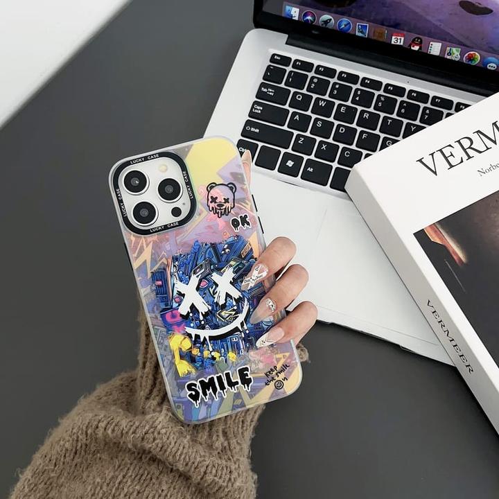 Actual product image RPD iPhone 13 Pro - Urban Style Backcase Smile im Comic-Graffiti Look (Apple iPhone 13 Pro)