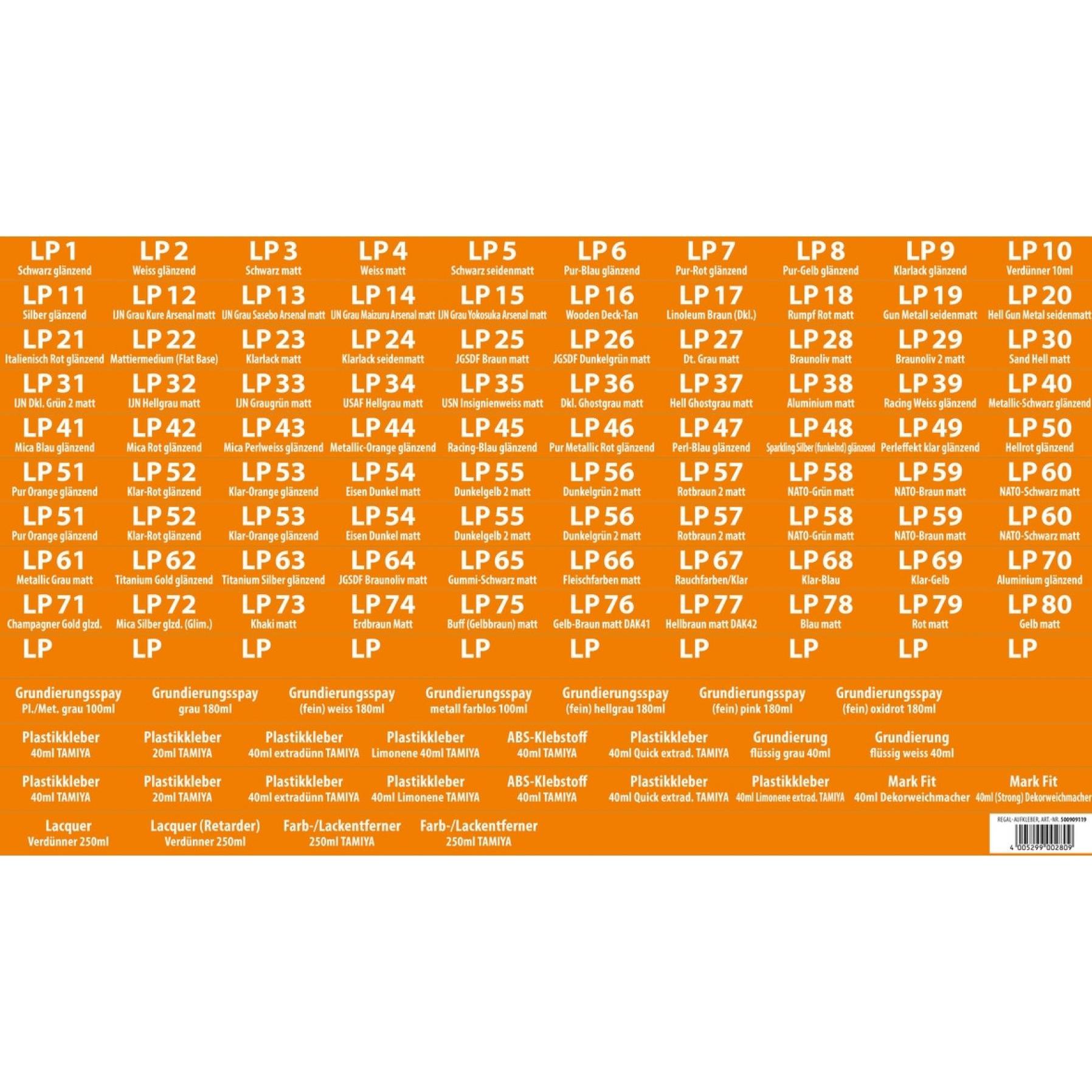 Carson REGAL-AUFKLEBER Laquer Paints 10ml