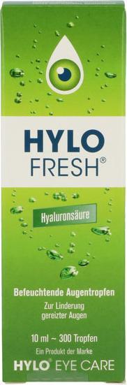Energie-Label HYLO Fresh (10 ml, 10 ml sterile, phosphatfreie Lösung zur Anwendung am Auge)