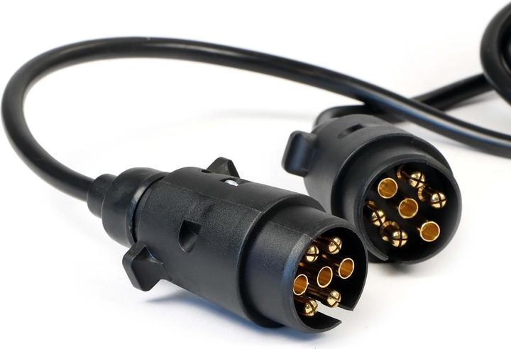 Actual product image Wiltec 7-pole extension cable