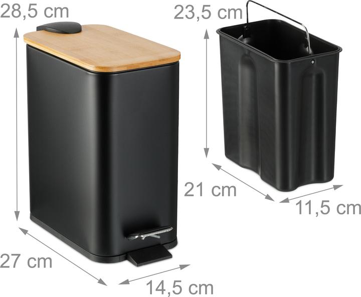 Image du produit Relaxdays Poubelle (5 l)