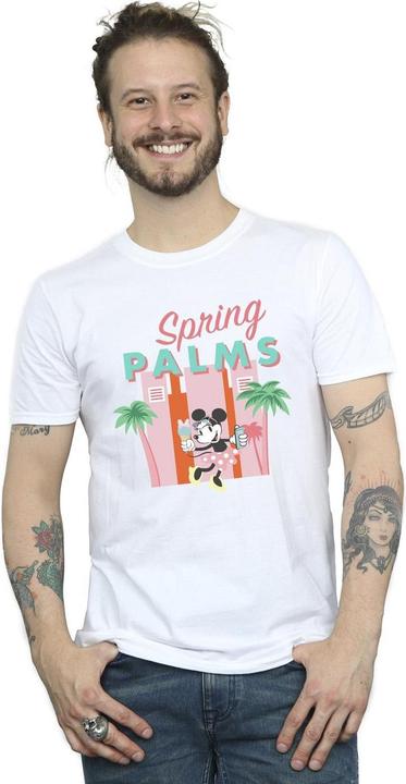 Immagine prodotto Disney Minnie Mouse Spring Palms Maglietta Uomo (4XL)