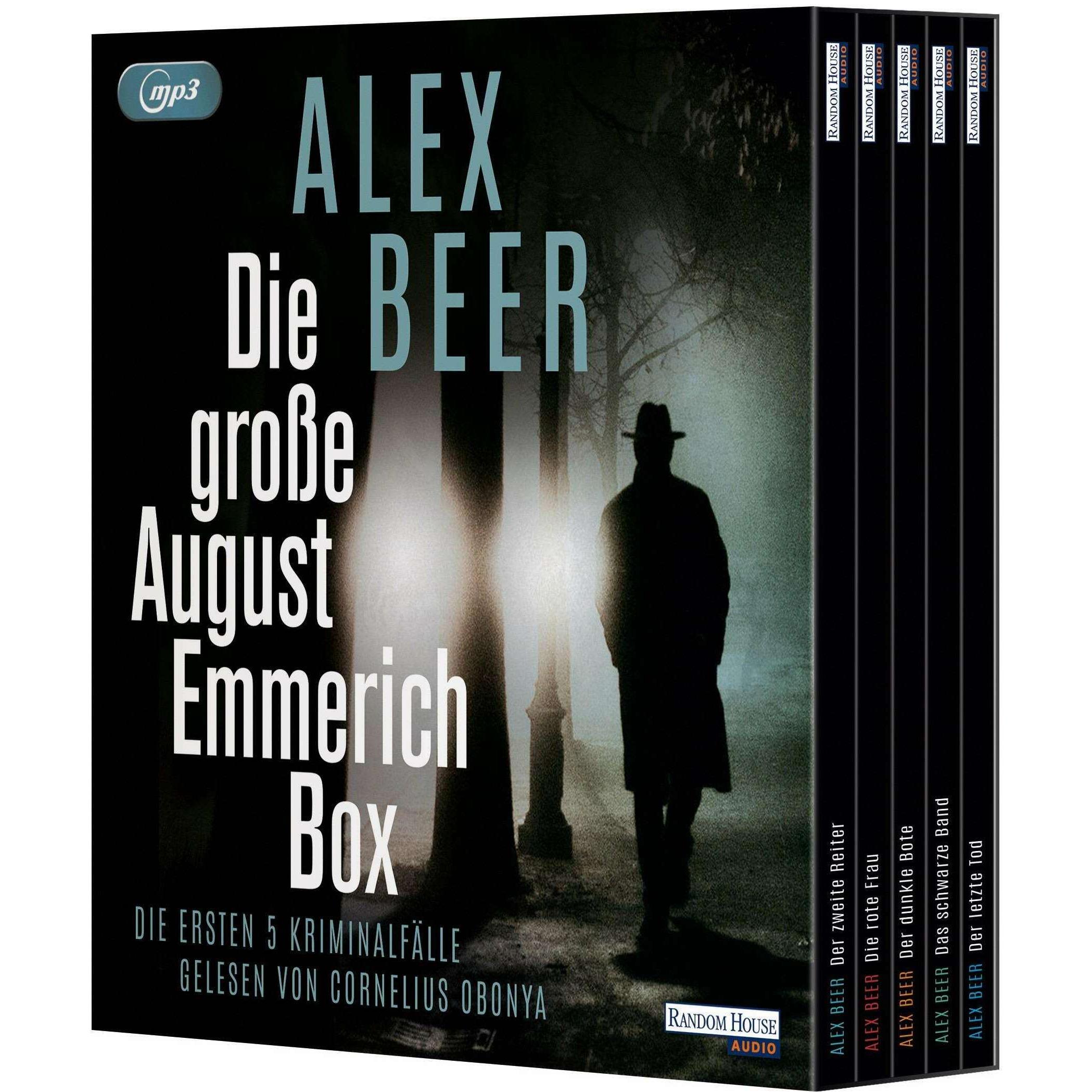 Die grosse August Emmerich Box - Der zweite Reiter - Die rote Frau - Der dunkle Bote - Das schwarze, Hörbücher von Alex ...