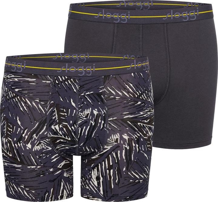 Produktbild Sloggi Langer Boxer Blue Start (S, 2er Pack)