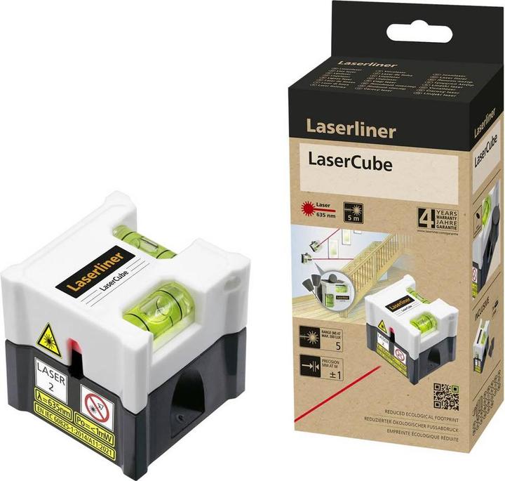 Actual product image Laserliner LaserCube line laser range (max.): 5 m