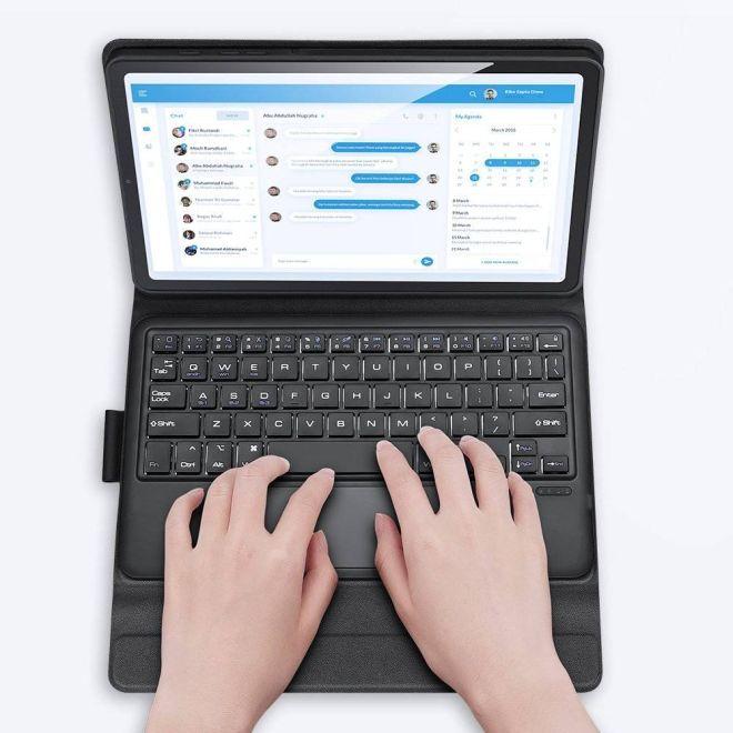 Productafbeelding Samsung Dux Ducis Touchpad Toetsenbordhoes Draadloos Bluetooth Toetsenbord voor Galaxy Tab S6 Lite (Galaxy Tab S6 Lite)