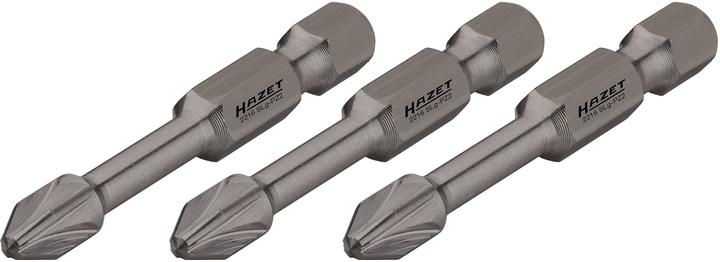 Produktbild HAZET Schlag-, Maschinenschrauber Torsions-Bits 2216SLG-PZ3/3 ∙ Sechskant6,3 (1/4 Zoll) ∙ Pozidriv … (Kreuz Pozidriv PZ)