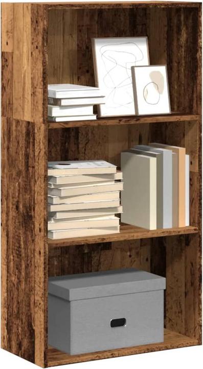 Immagine prodotto VidaXL Bücherregal Regal Standregal Büroregal Aufbewahrungsregal Altholz-Optik (60 x 30 x 114 cm)