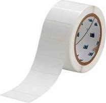 Actual product image Brady THT-17-422-3, polyester, white, glossy, 50.8 x 25.4mm, permanent, 1-lane (3000 E.) (01494
