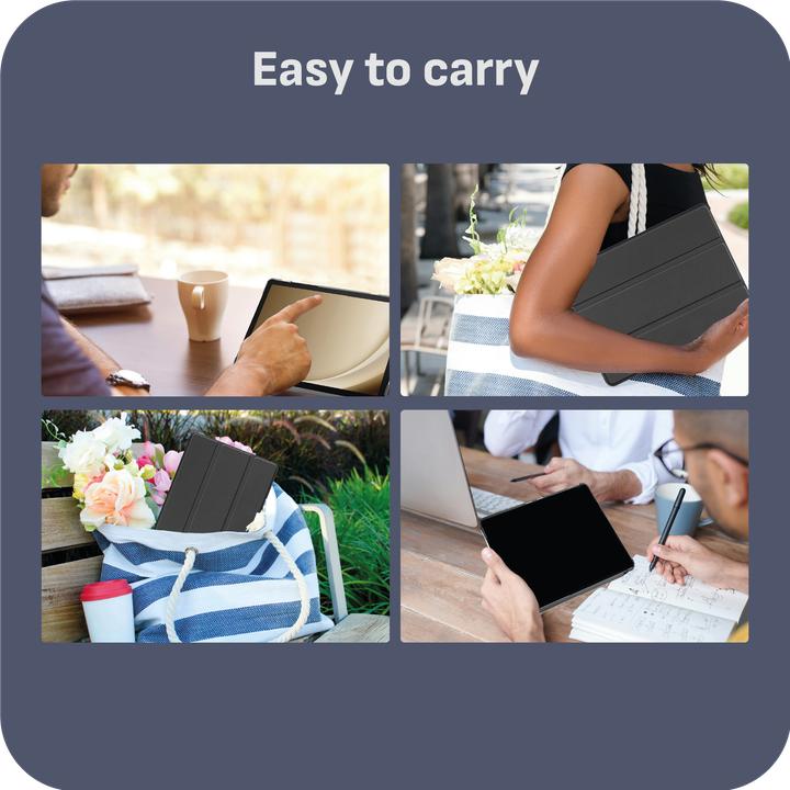 Actual product image Cazy Premium Smart Cover Compatible with Samsung Galaxy Tab A9+ - Protective Case Cover - Automatic (Galaxy Tab A9+)