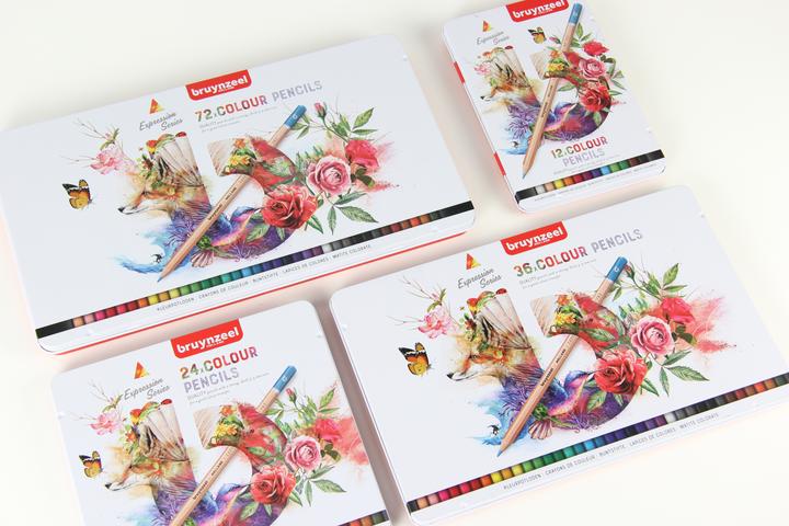 Produktbild Bruynzeel Farbstifte Expression Colour Metalletui, 12 Stück (12x)