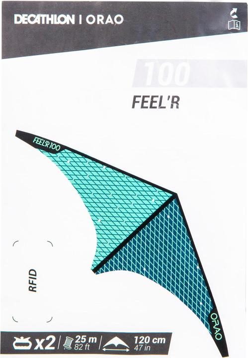Actual product image Orao Kite Steerable Beginner Graphic