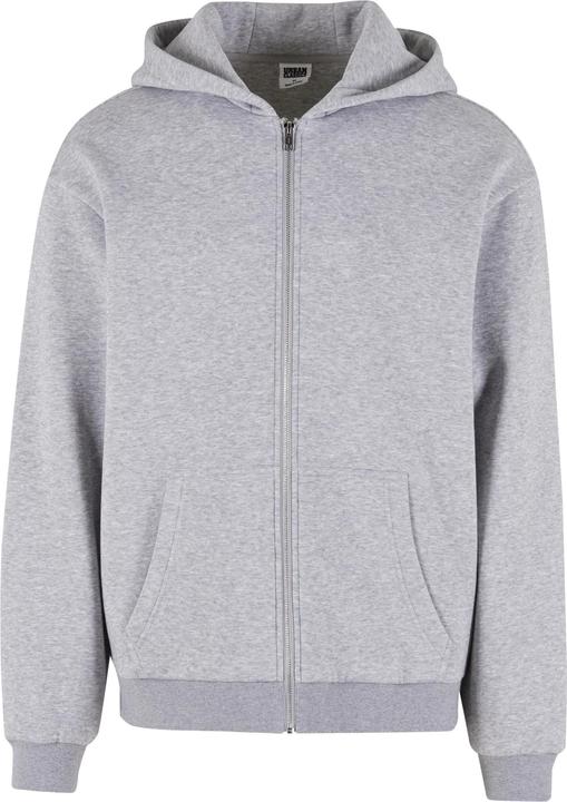 Produktbild Urban Classics Fluffy Zip Hoody heathergrey 3XL (3XL)