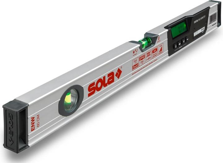 Actual product image Sola 01720801 1720801 ENW60 Elektronische Wasserwaage 60cm (2 Libellen)