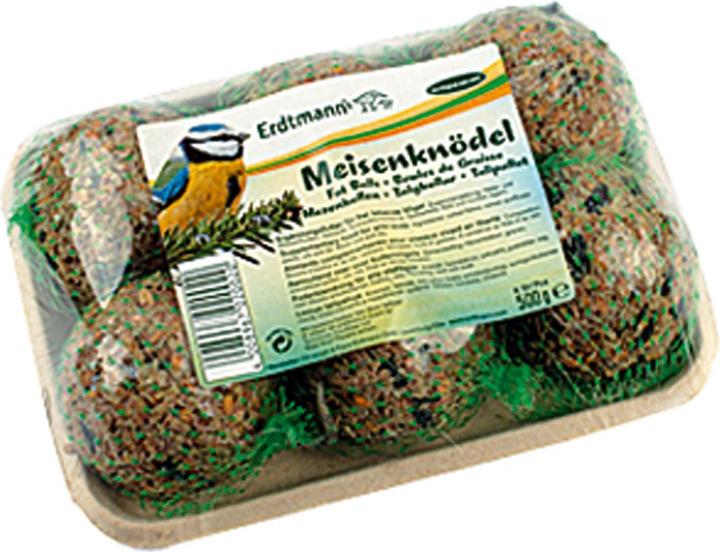 Actual product image Erdtmann Meisenknödel auf Schale 500 g 6Stück (6 x, 0.50 kg)