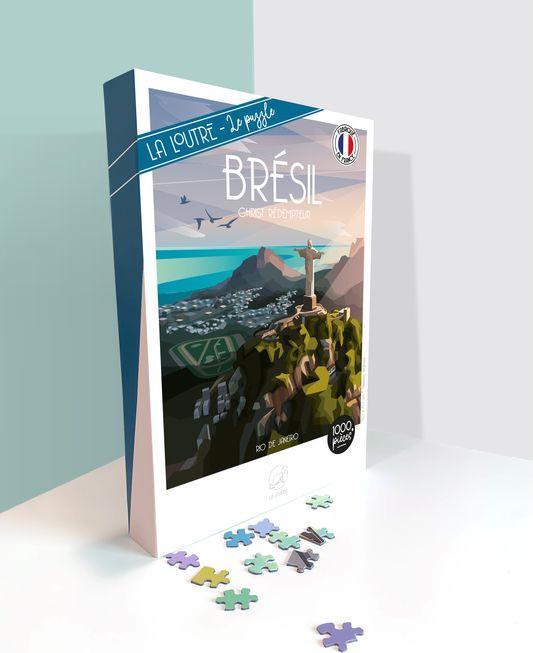 Produktbild La Loutre Puzzle 1000 Teile Brasilien Christus der Erlöser (1000 Teile)