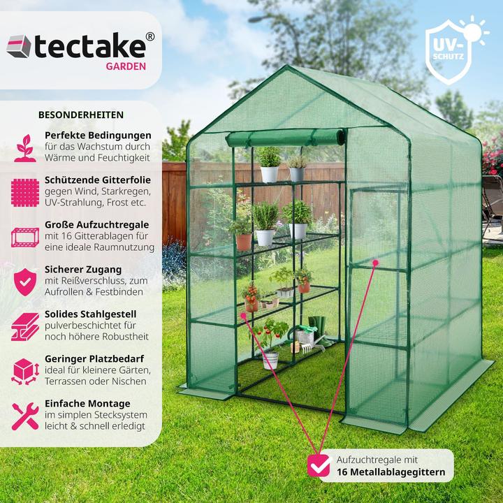 Produktbild tectake Gewächshaus