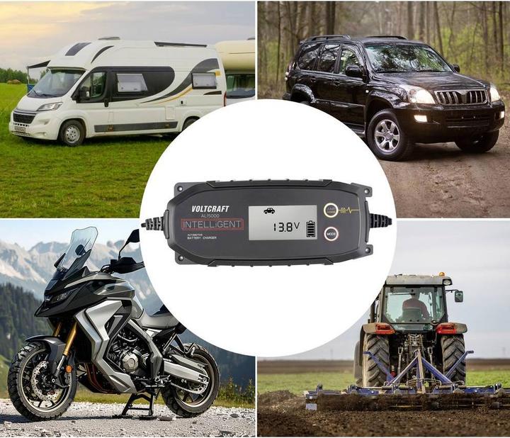 Produktbild Voltcraft AL15000 VC-16721000 Automatikladegerät 12 V, 24 V 15 A 7.5 A (24V, 12V, 15 A)