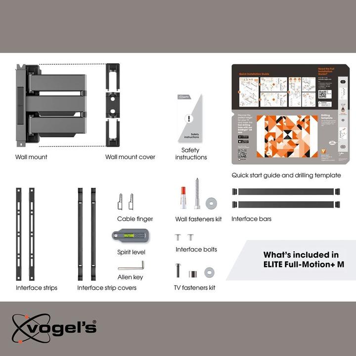 Actual product image Vogels TVM 5445 (Wall, 65", 35 kg)