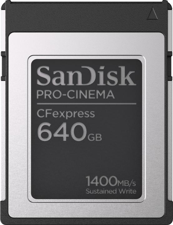 Produktbild SanDisk Professional PRO-CINEMA CFexpress Type B (640 GB, CFexpress Typ B)