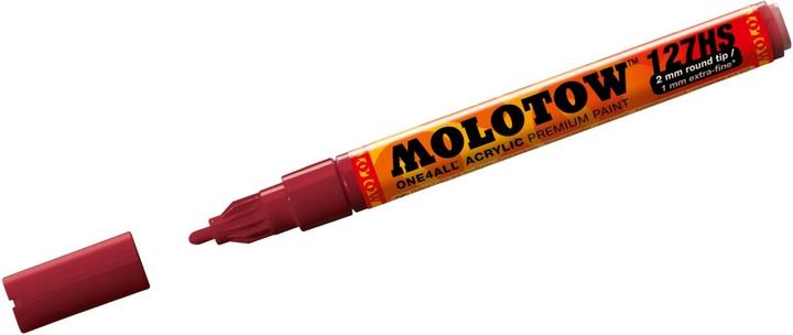 Actual product image Molotow Felt-tip pen One4all 127HS burgundy 086, round tip (Burgundy, 2 mm, 1 x)