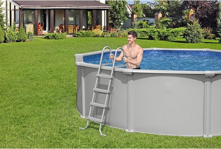 Actual product image Bestway Hydrium 4.57 m x 1.22 m Round St eel Wall Above Ground Pool Set (Ø 457 x 122 cm)