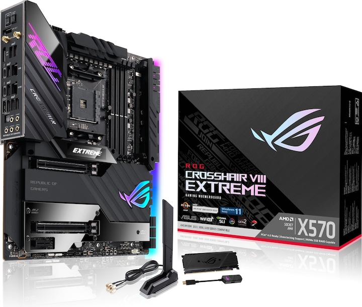 Actual product image ASUS ROG Crosshair VIII Extreme ROG (AM4, AMD X570, E-ATX)