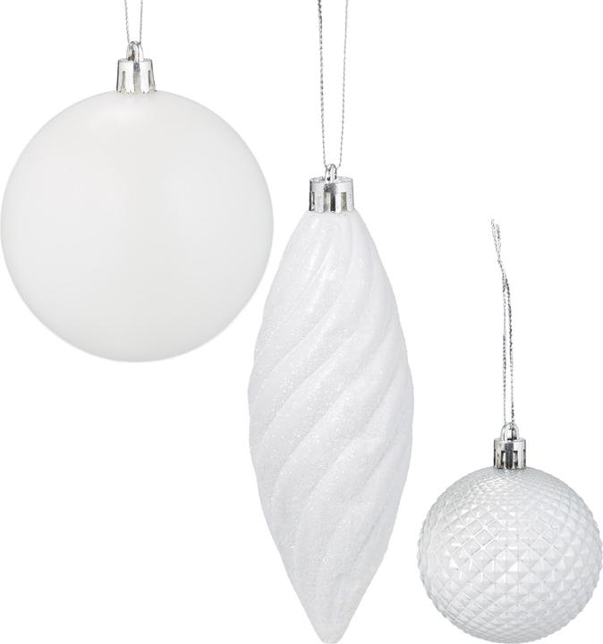 Image du produit Relaxdays 110x boules-de-Noël (110 -pièce)