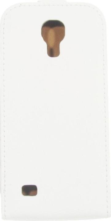 Actual product image OEM Slim leather Flip Case Galaxy S4 mini - White (Samsung Galaxy S4 mini, Samsung Galaxy S4 Zoom)