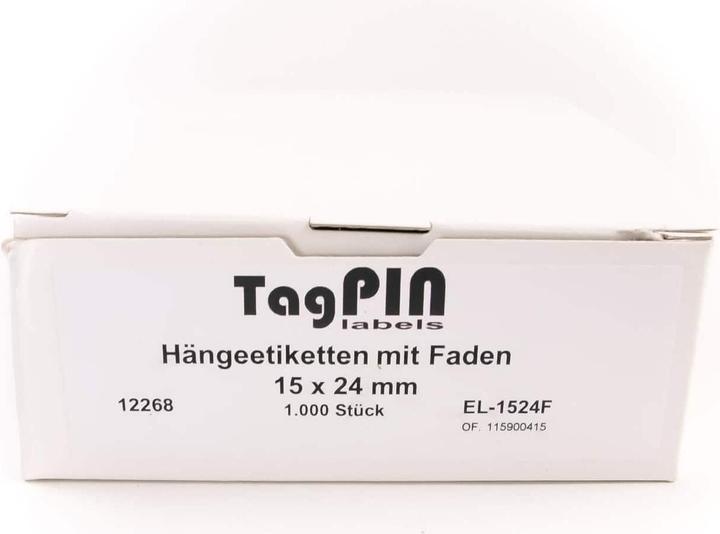 Actual product image Amko Hanging labels with white thread 15 x 24mm (1000pcs.) (1000 x)