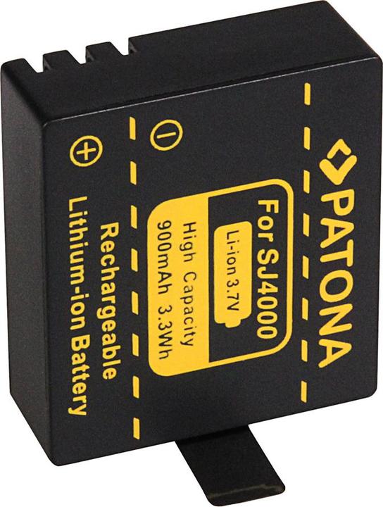 Produktbild Baxxtar PATONA Akku f. SJCAM SJ4000 SubTig3 Rollei Actioncam 220 300 300 Plus 310 330 415 416 426 (Kamera Akku Ladegerät)