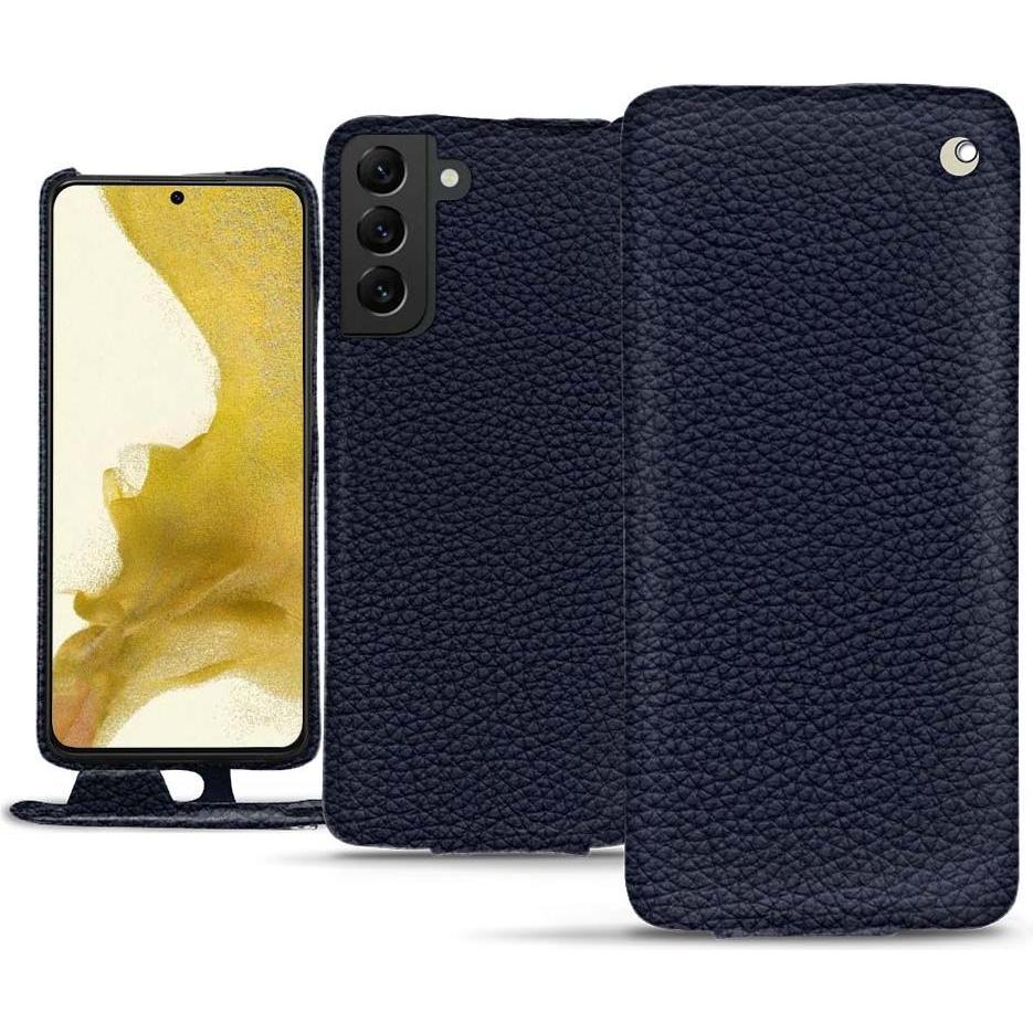 Noreve Lederschutzhülle vertikal (Samsung Galaxy S22), Smartphone Hülle, Violett