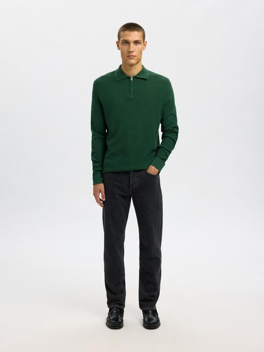Produktbild Selected 100% Baumwoll Langarm-Poloshirt (S)