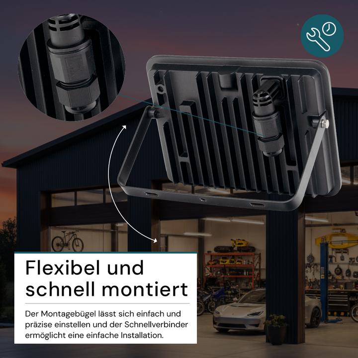 Produktbild Luxula LED-Fluter mit Schnellverbinder (5000 lm)