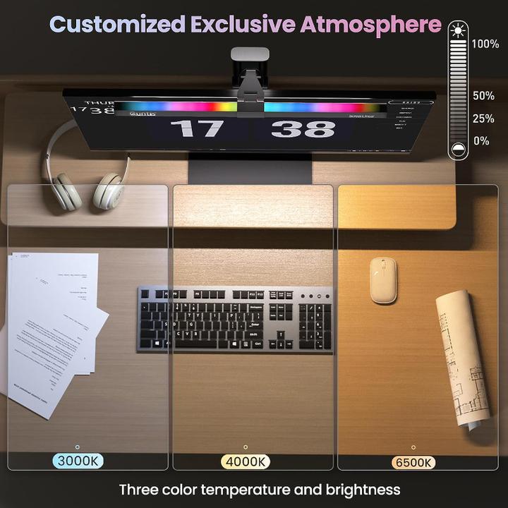Actual product image Quntis LED Screenbar Game Pro