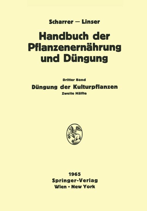 Produktbild Düngung der Kulturpflanzen 2 (Deutsch, 2014)