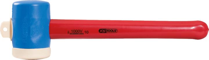 Actual product image KS Tools Plastic hammer with protective insulation (325 g)