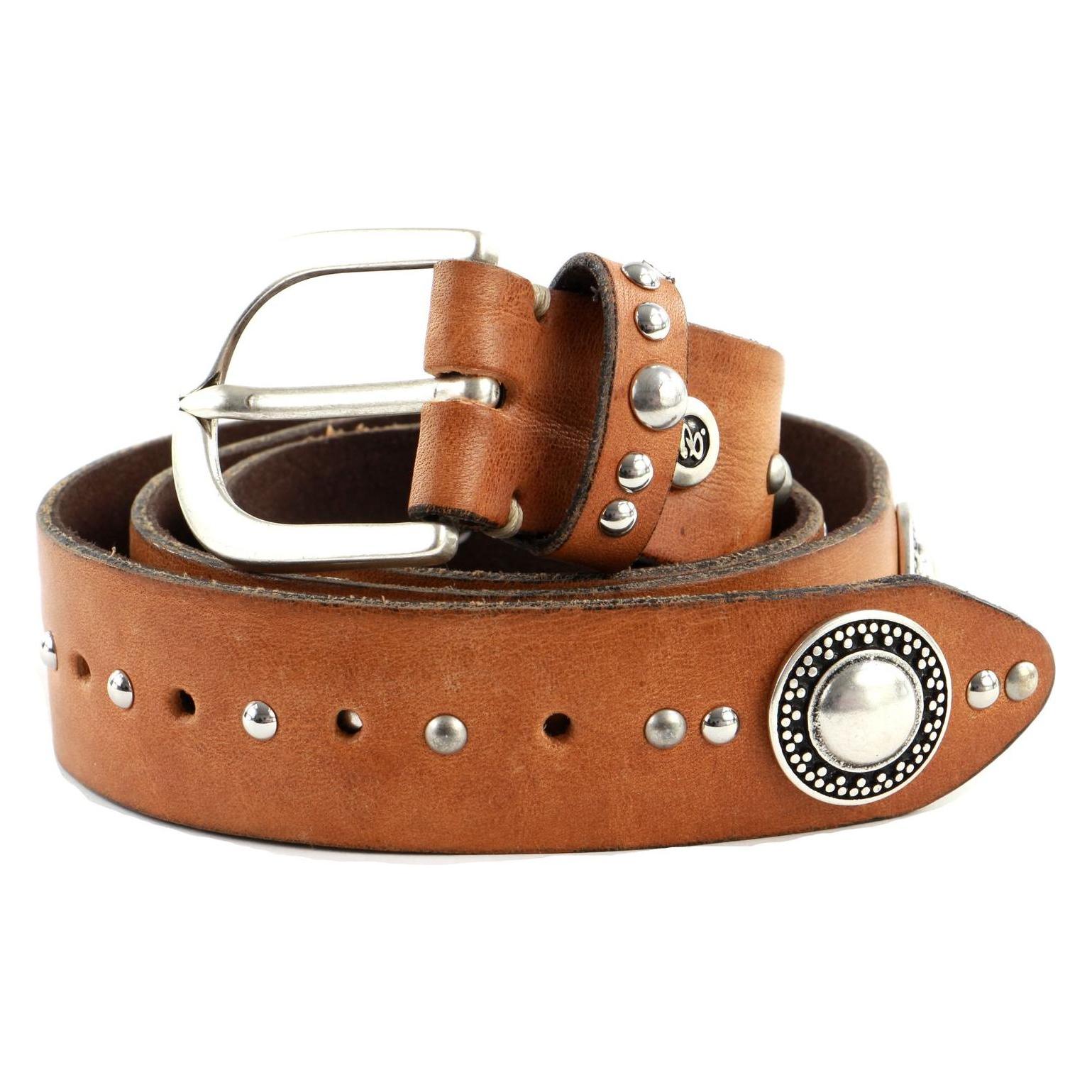 B.Belt, Damen, Gürtel, Sevin Ledergürtel, Braun