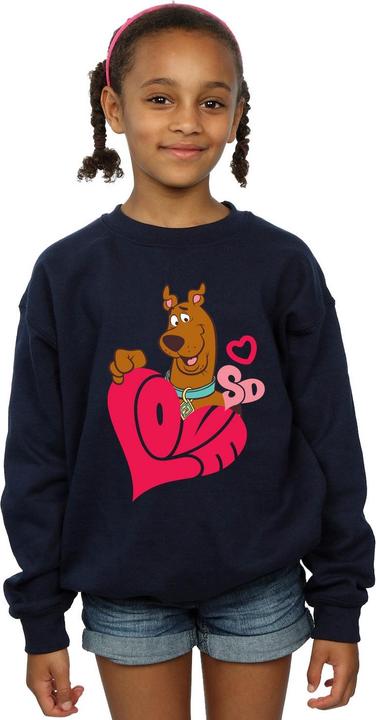 Produktbild Scooby Doo Love Heart Sweatshirt Mädchen (140, 146)
