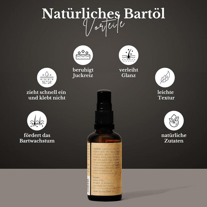 Produktbild ‎Meissner - Tremonia Bartöl "Warm Woods" (50 ml)