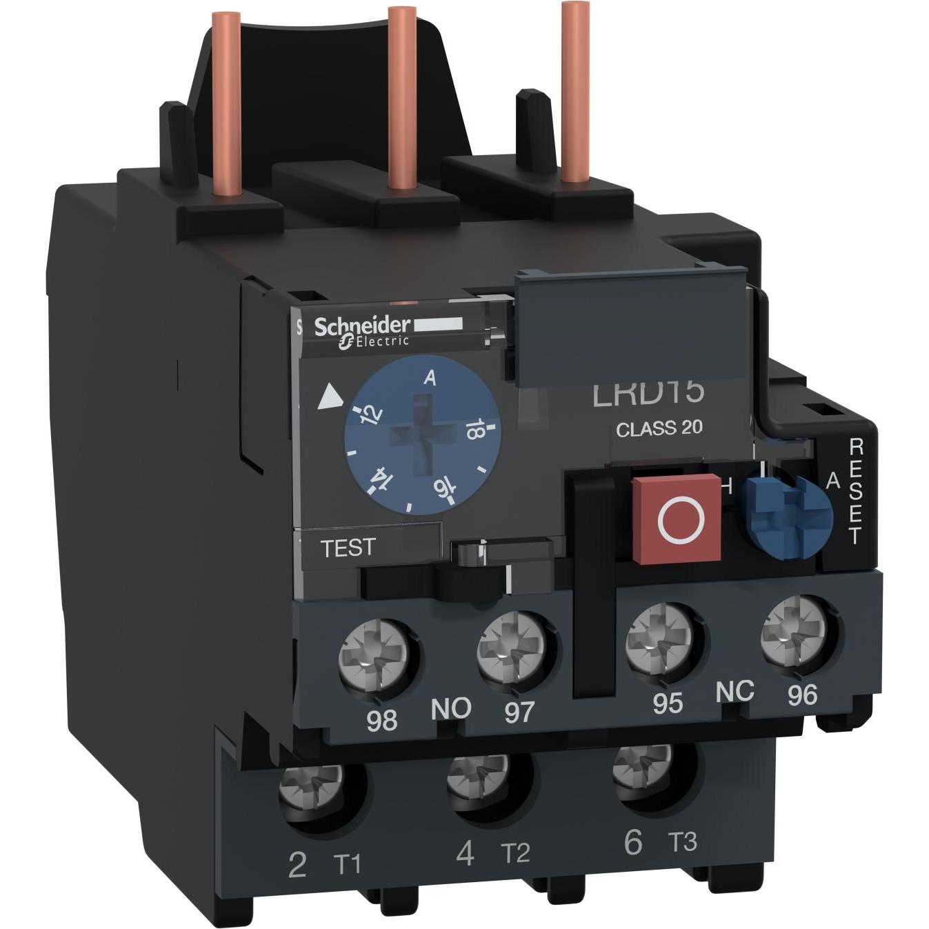 Thumbnail - Schneider Electric Motorschutzrelais, 12-18A, 1S+1Ö, Klasse LRD1521, Relais
