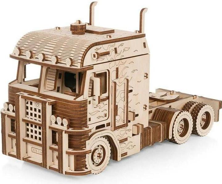 Eco Wood Art Road King articulated lorry - 3D wooden construction kit