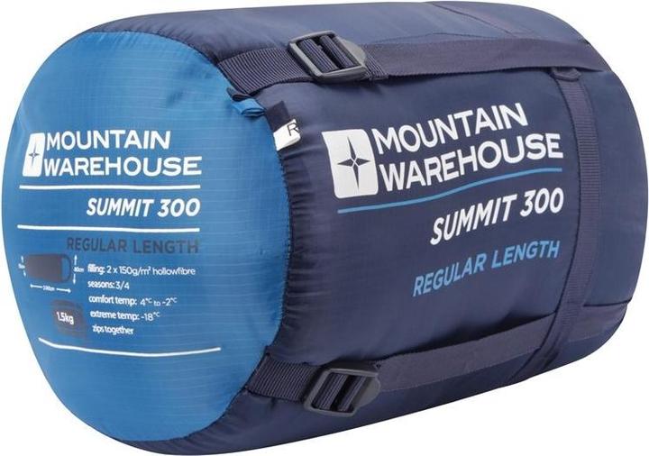 Produktbild Mountain Warehouse Summit 300 Left Zip Winter Mummy Sleeping Bag