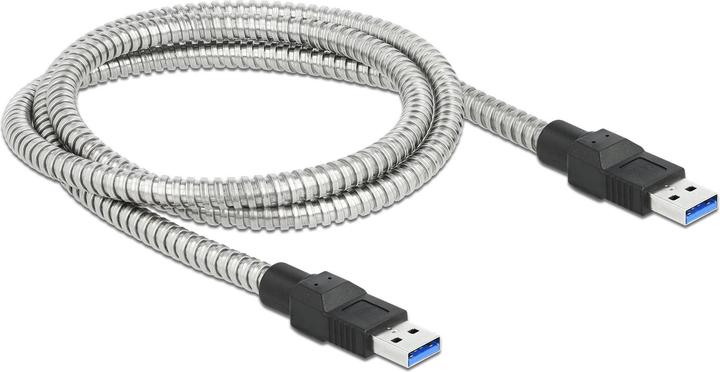 Produktbild Delock USB 3.1-Kabel A – A, Metalmantel 1 m (1 m, USB 3.2 Gen 1)