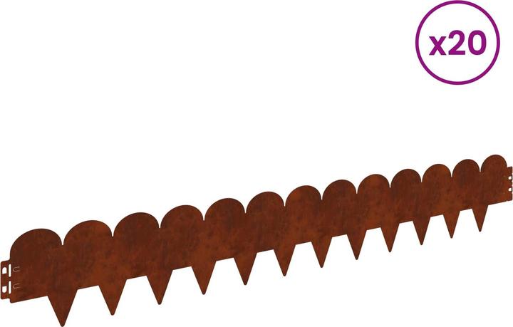 Produktbild vidaXL Raseneinfassung (103 cm)