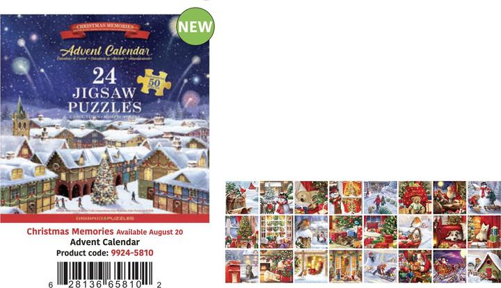 Actual product image Eurographics Puzzle Christmas Memories